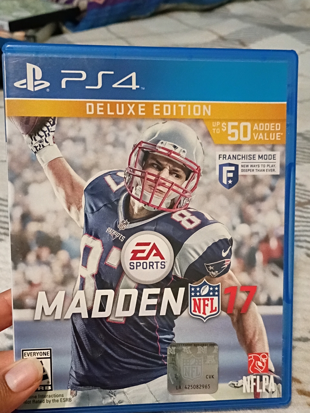 Madden NFL 17 Deluxe Edition (PS4) - Blue Case